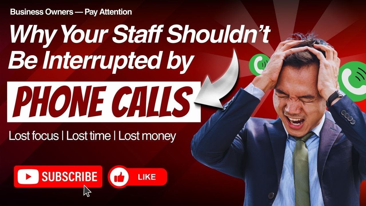 Why Your Staff Shouldn&rsquo;t Be Interrupted By Phone Calls | Use AI Instead #AICallReceptionist