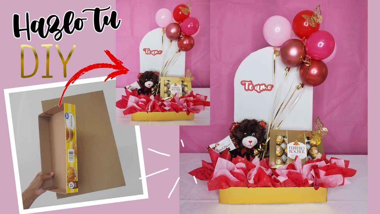 DIY/ REGALO ECONOMICO PARA AMOR Y AMISTAD HECHO CON MATERIALES RECICLABLES