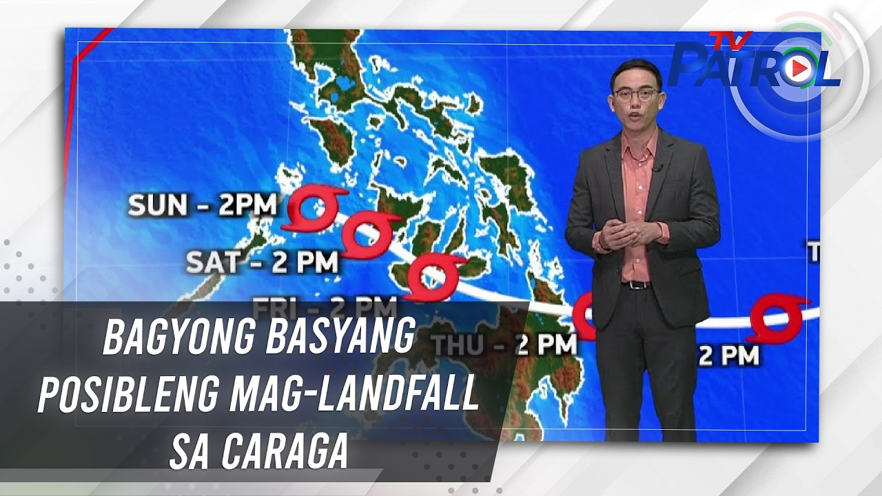 Bagyong Basyang posibleng mag-landfall sa Caraga