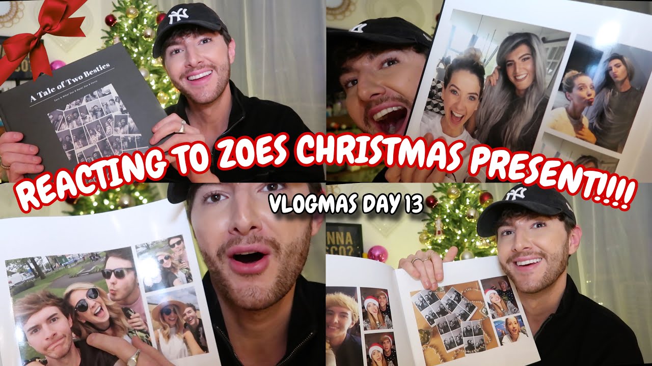 Reacting To ZOE'S CHRISTMAS GIFT! Trip Down Memory Lane  - Vlogmas Day 14