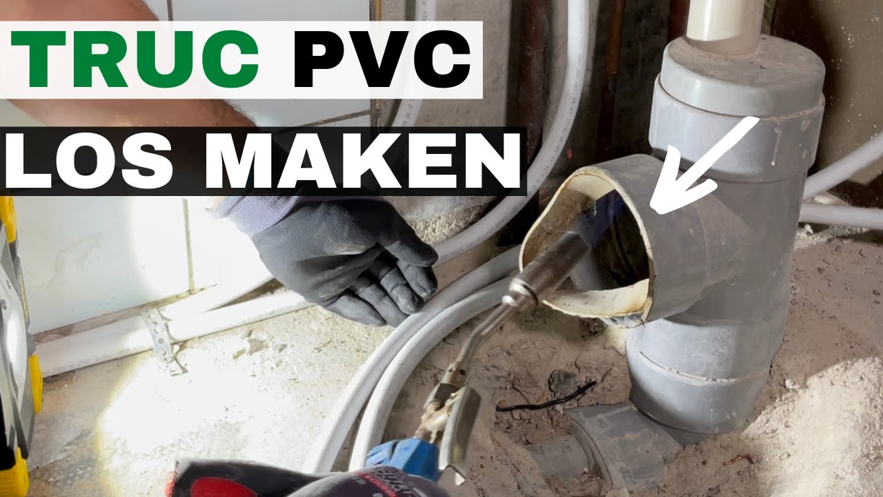 TRUC Hoe moet je PVC afvoer losmaken zonder te breken? Simpel warm maken!