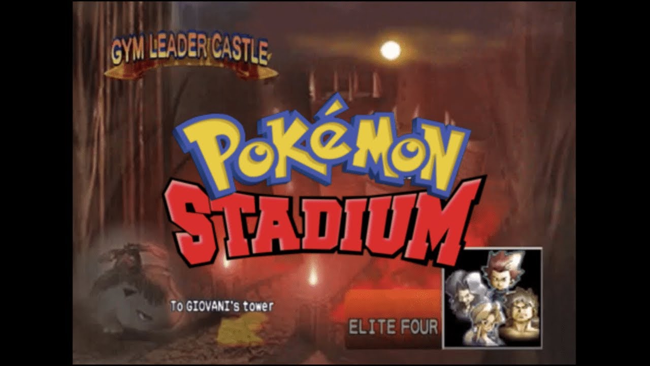 Elite Four & Rival Gary (Rentals Only) - Pokemon Stadium