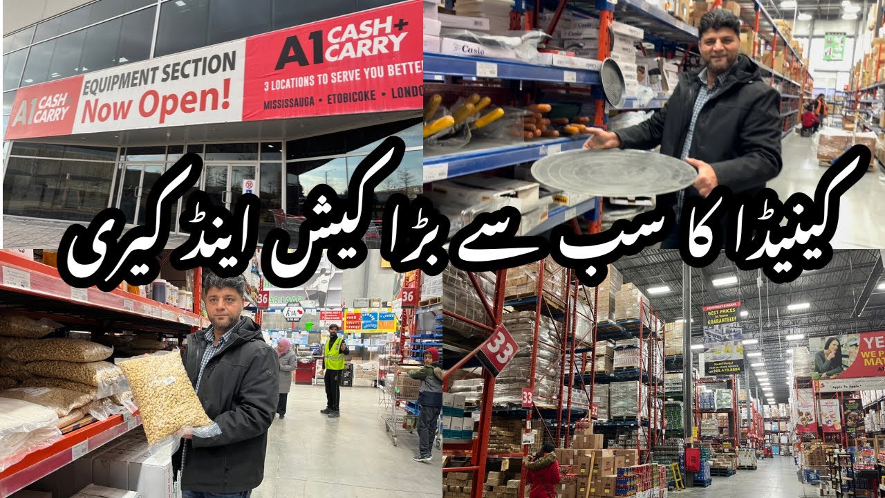 A1 Cash + Carry | best store for commercial equipment | Itna bara store tou kabhi nahi dekha