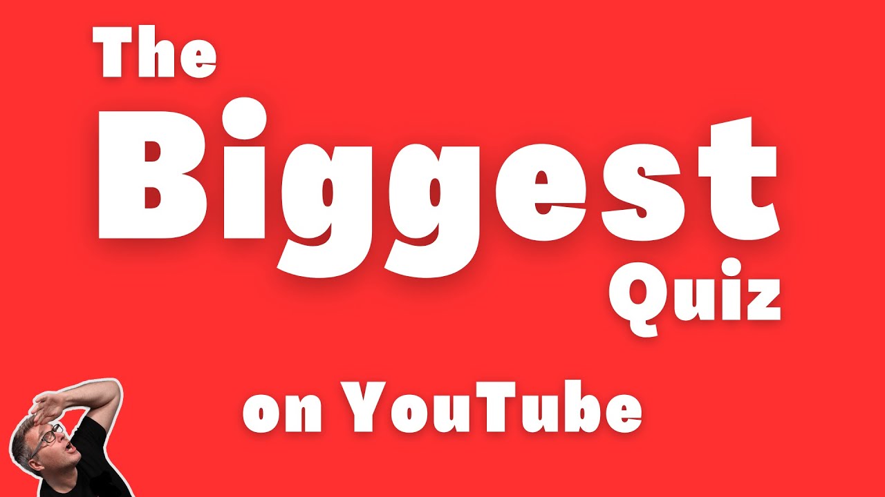 Can You Beat The BIGGEST Quiz on YouTube?