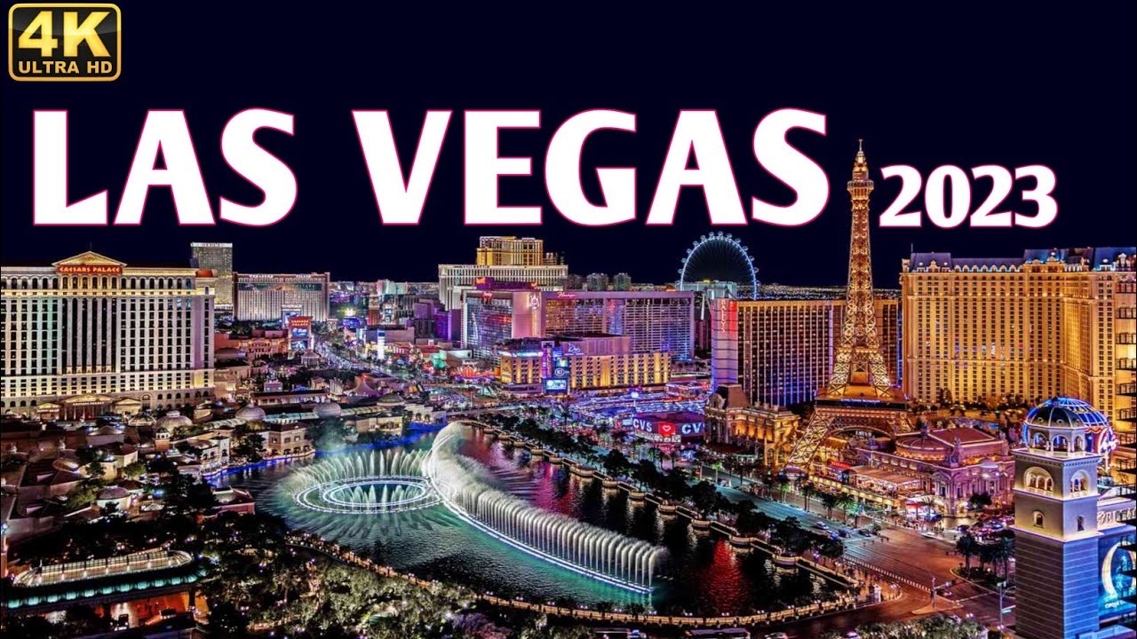 LAS VEGAS City Night Life America (2023) Beautiful View By Drone 4k60FPS #america #lasvegas#navada