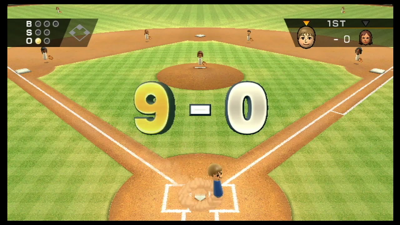 Wii Sports Baseball - Over 3000 Skill Level!
