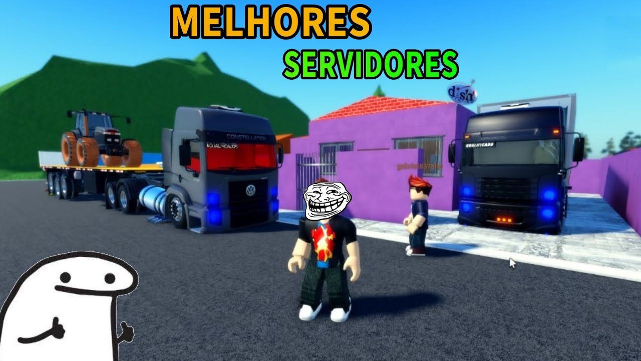 Testando Servidores de CAMINHÕES no ROBLOX kkkkkkkk