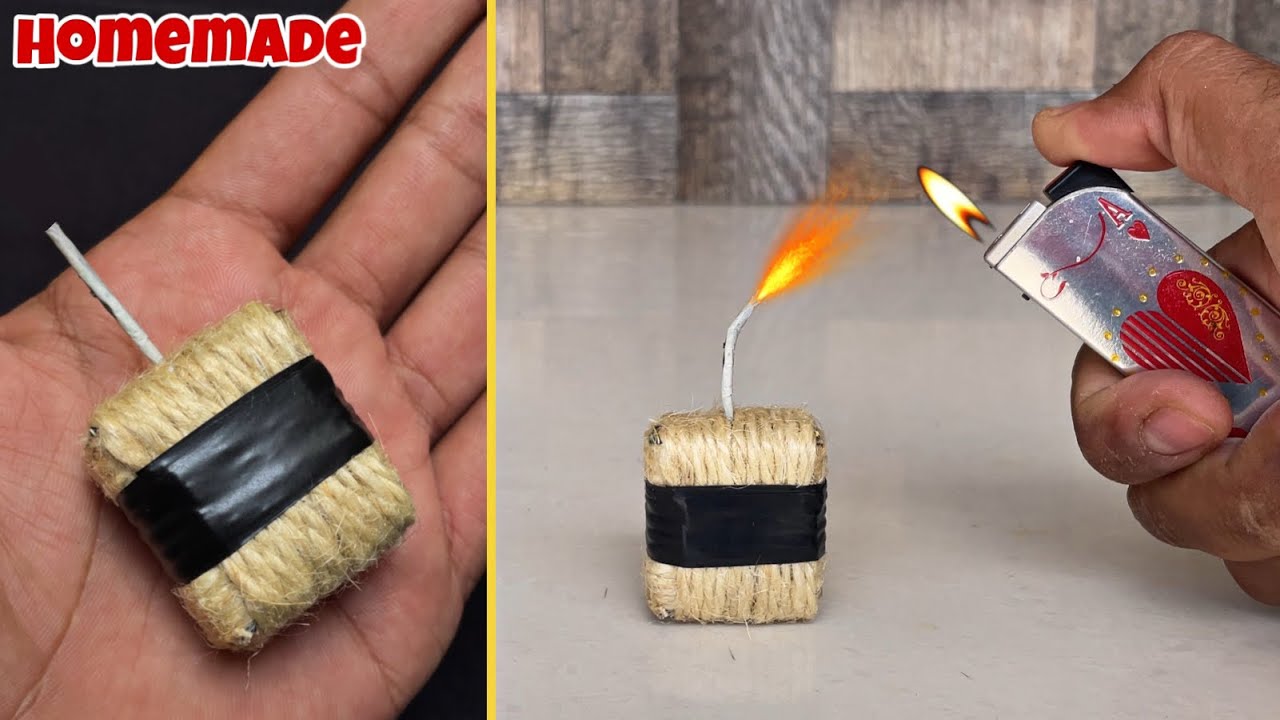 Learn To Make &ldquo;SUTLI BOMB&rdquo; Easy - घर पे सुतली बम बनाना सीखे