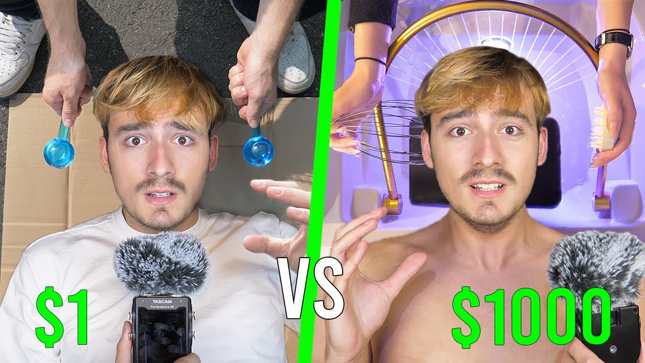 $1 Spa VS $1000 Spa [ASMR]