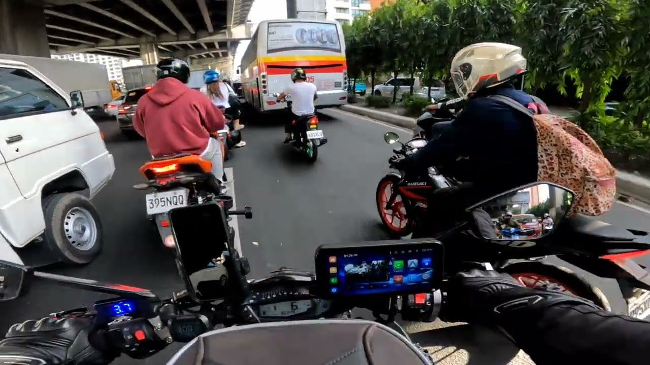 Kawasaki Z1000 R..Taguig to Fisher Mall QC...Meet Up ng mga Client...👉JLJ Car Accessories