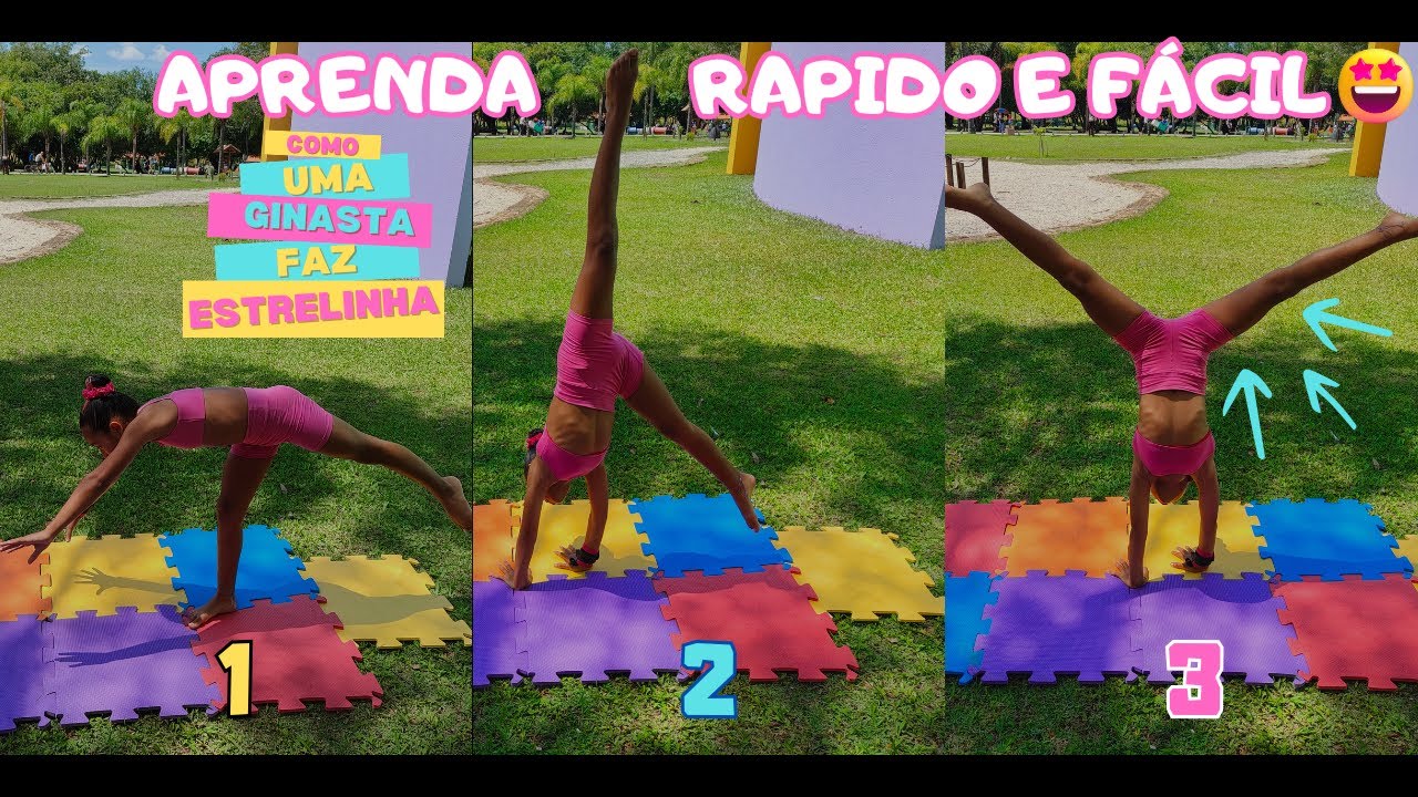 GINÁSTICA ARTÍSTICA PARA INICIANTES |  APRENDA A ESTRELINHA PERFEITA COM ESSES PASSOS