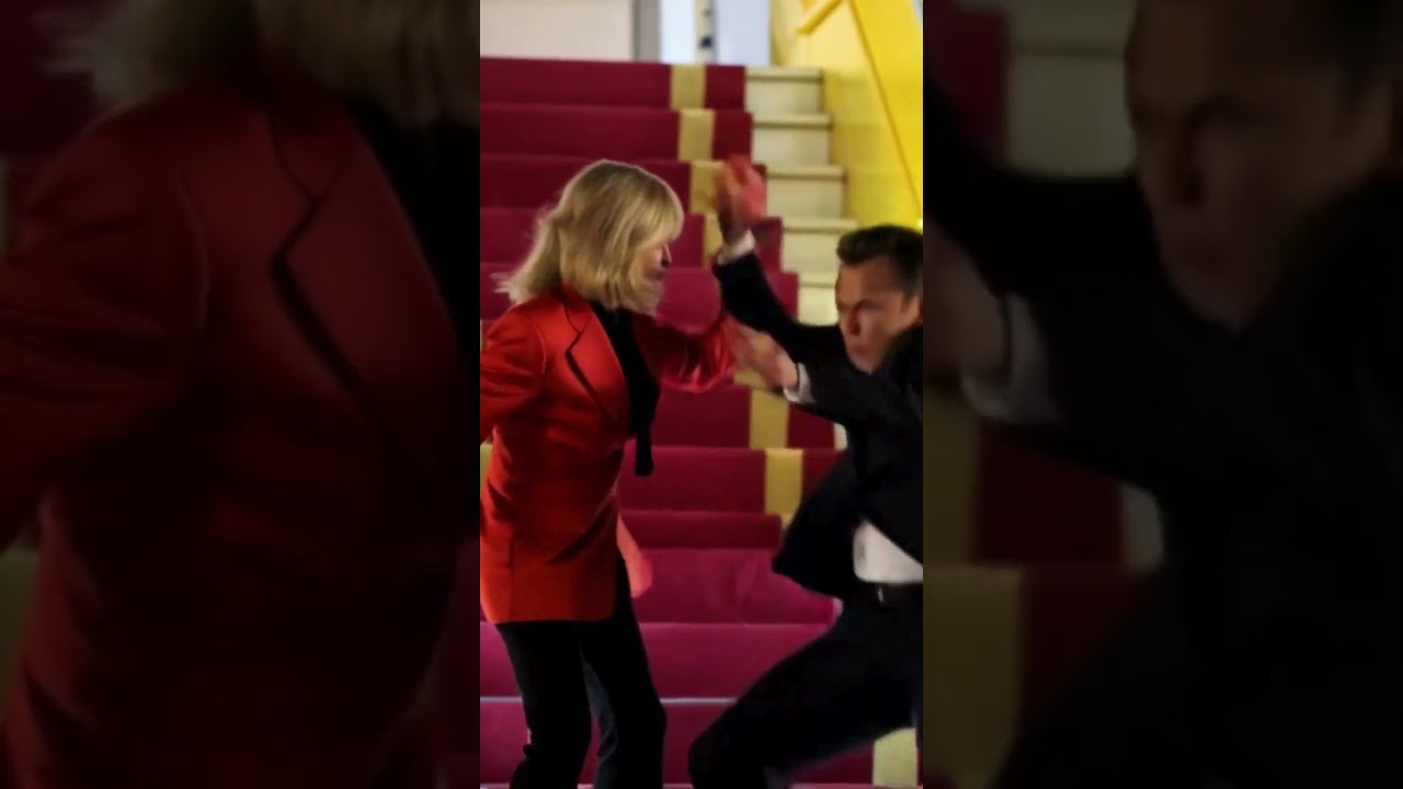 Emmanuel Macron Gets Smacked by Wife Brigitte – Funny AI Parody