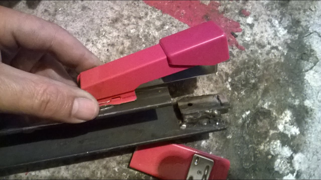 Abrochadora para folletos o revistas - Como fabricar muy fácilmente.