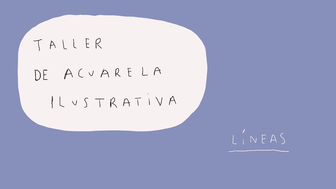 Empezar a pintar con acuarela - Ejercicio de líneas