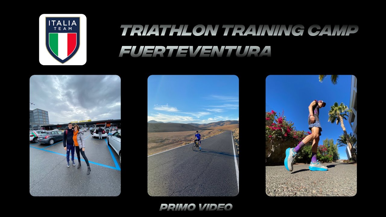 Triathlon Training Camp con la Nazionale Italiana a Fuerteventura - 1° video