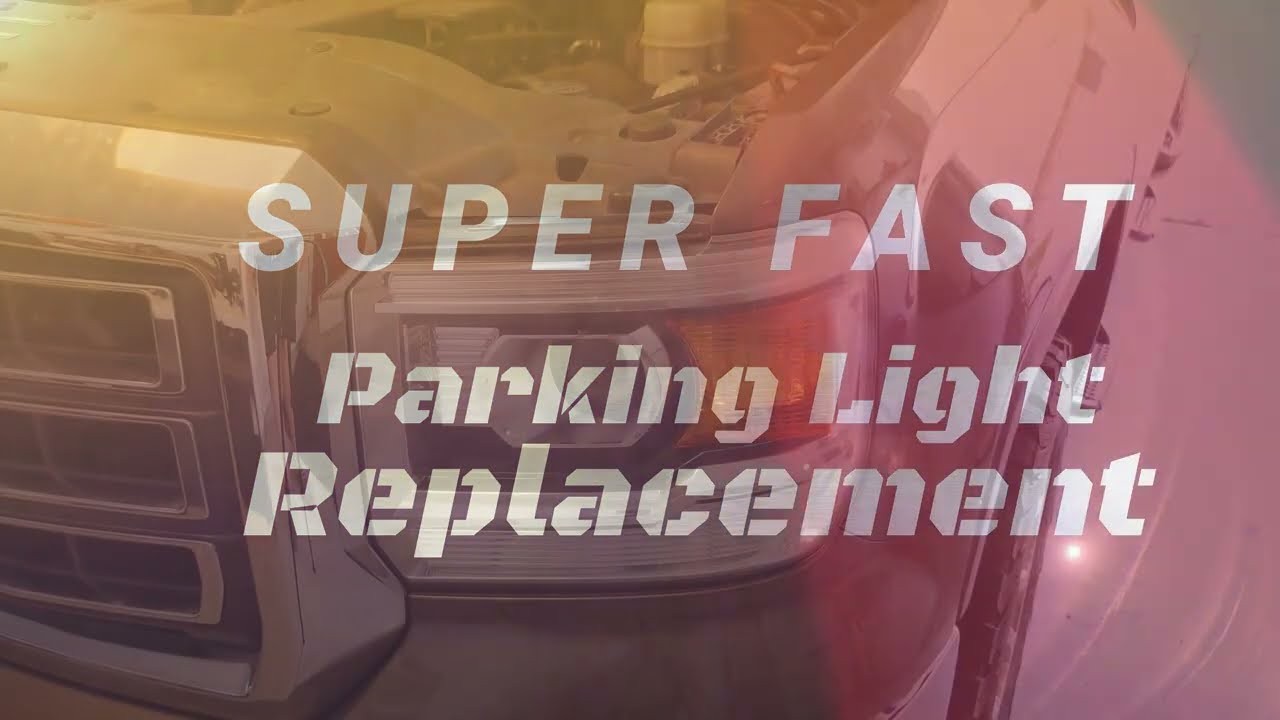 GMC Sierra 2014 Parking Light Replacement Shortcut