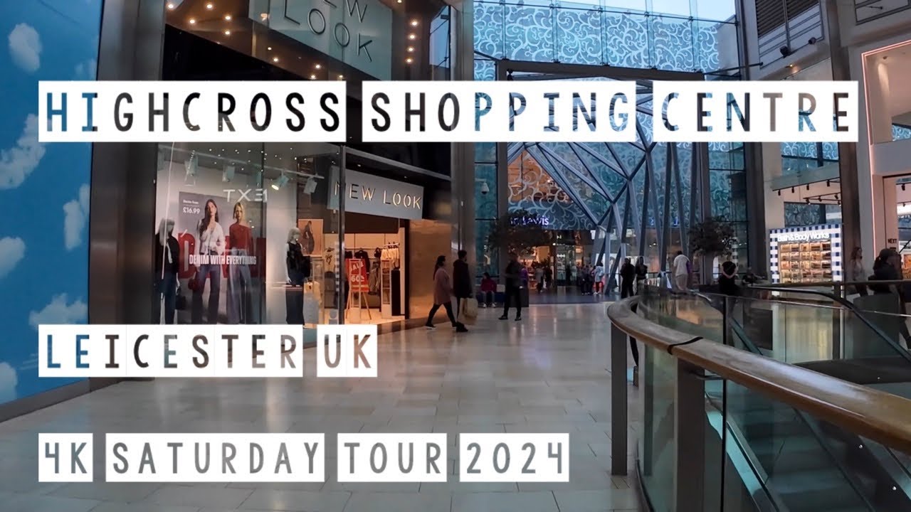 Highcross Shopping Centre Walk Tour - Leicester City Centre - UK Shopping Mall September 2024