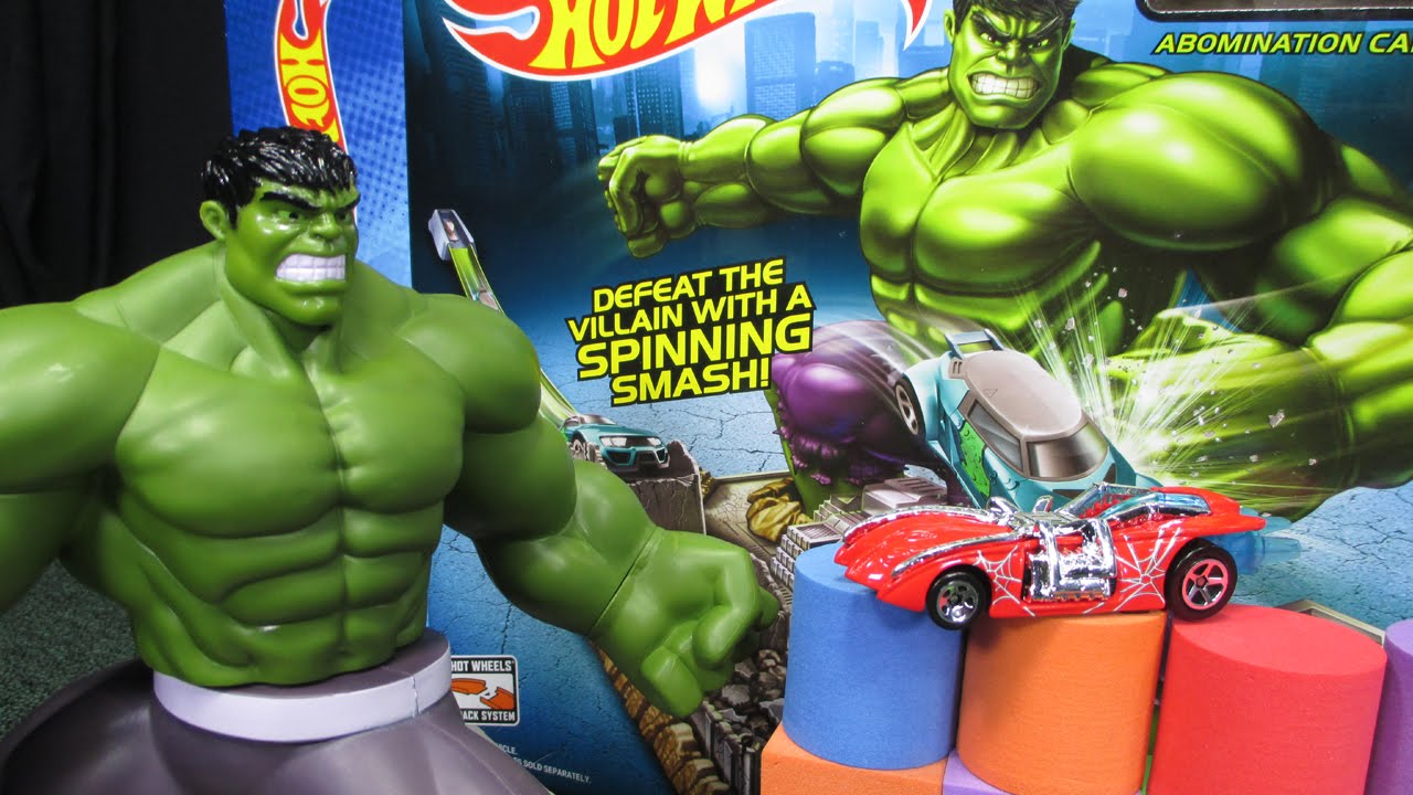 Hulk Smash Spin-Out Hot Wheels Track Set Review By Race Grooves