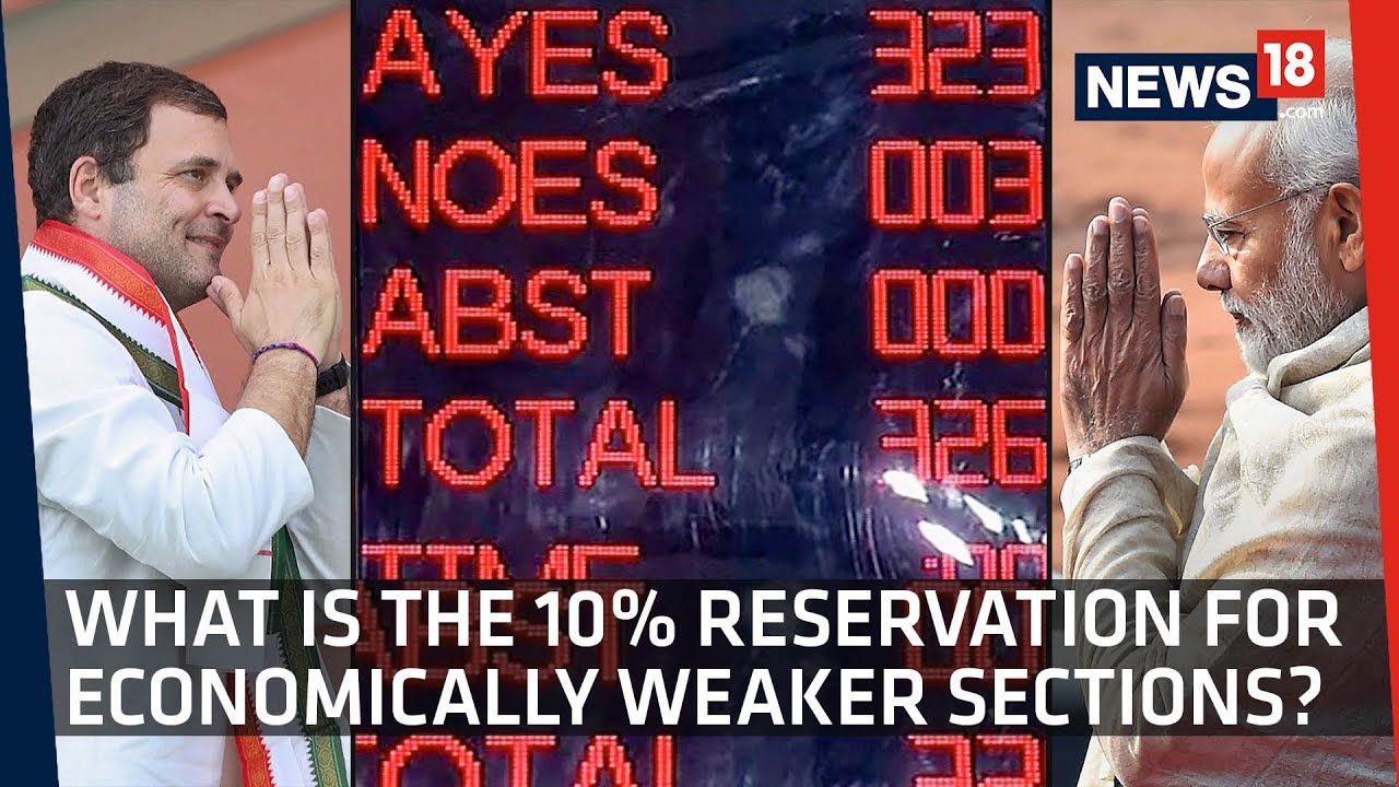 10% Reservation Bill | Passed in Lok Sabha & Rajya Sabha | Election 2019