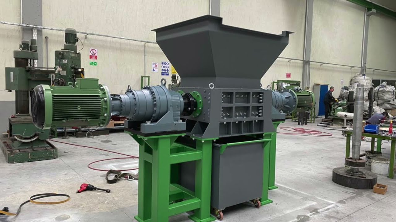 E-Waste and Tire Shredder System