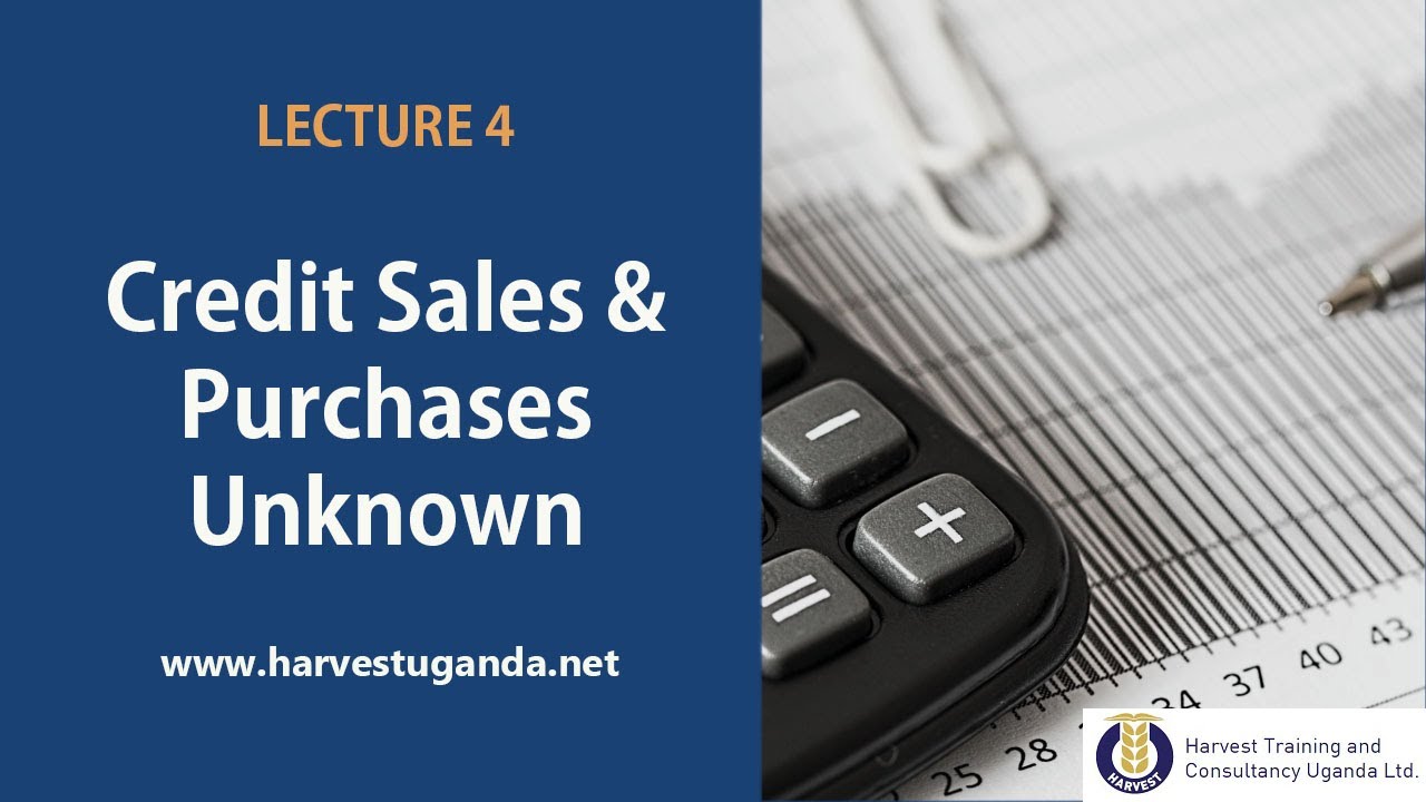 Credit Sales and Purchases Unknown