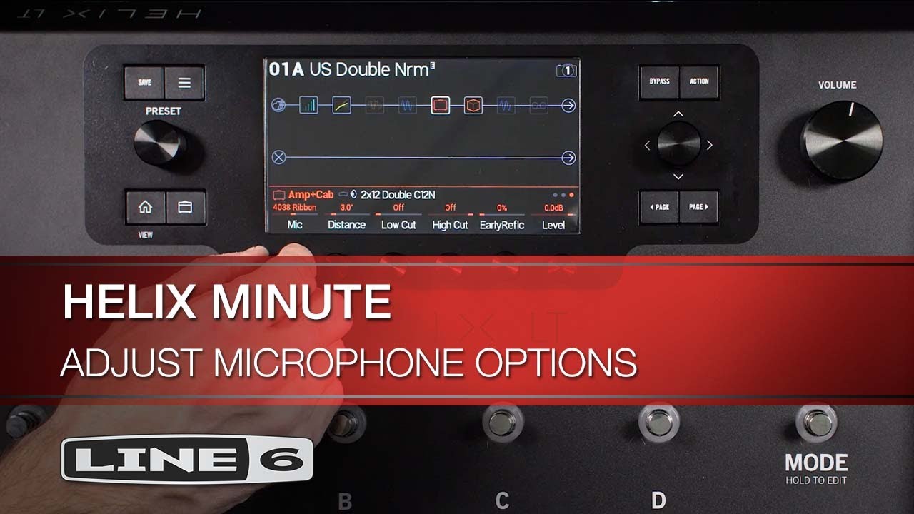 Line 6 | Helix Minute: Adjust Microphone Options