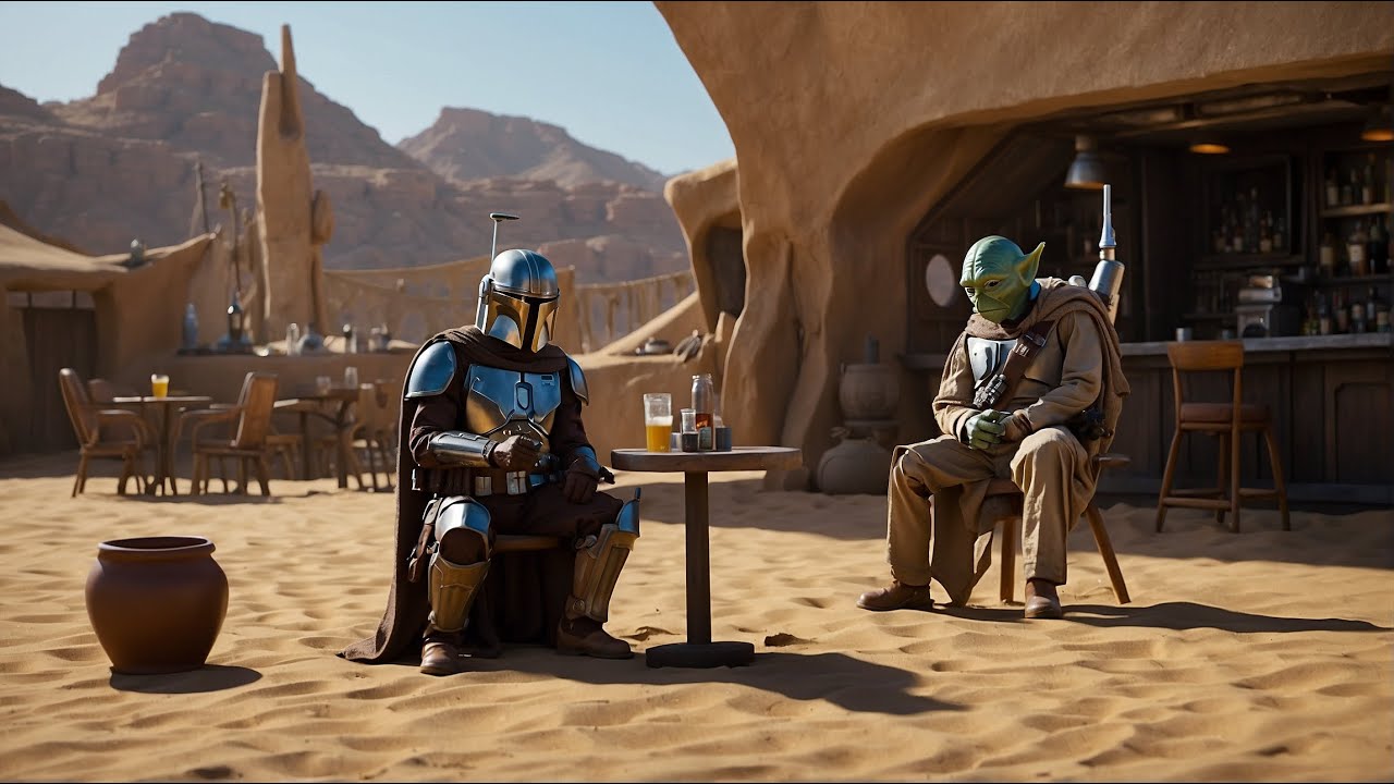 Tatooine Sandstorm | Synthwave | Electronic | Chill Beats | Relax | Game | Relax | MANDALORIAN