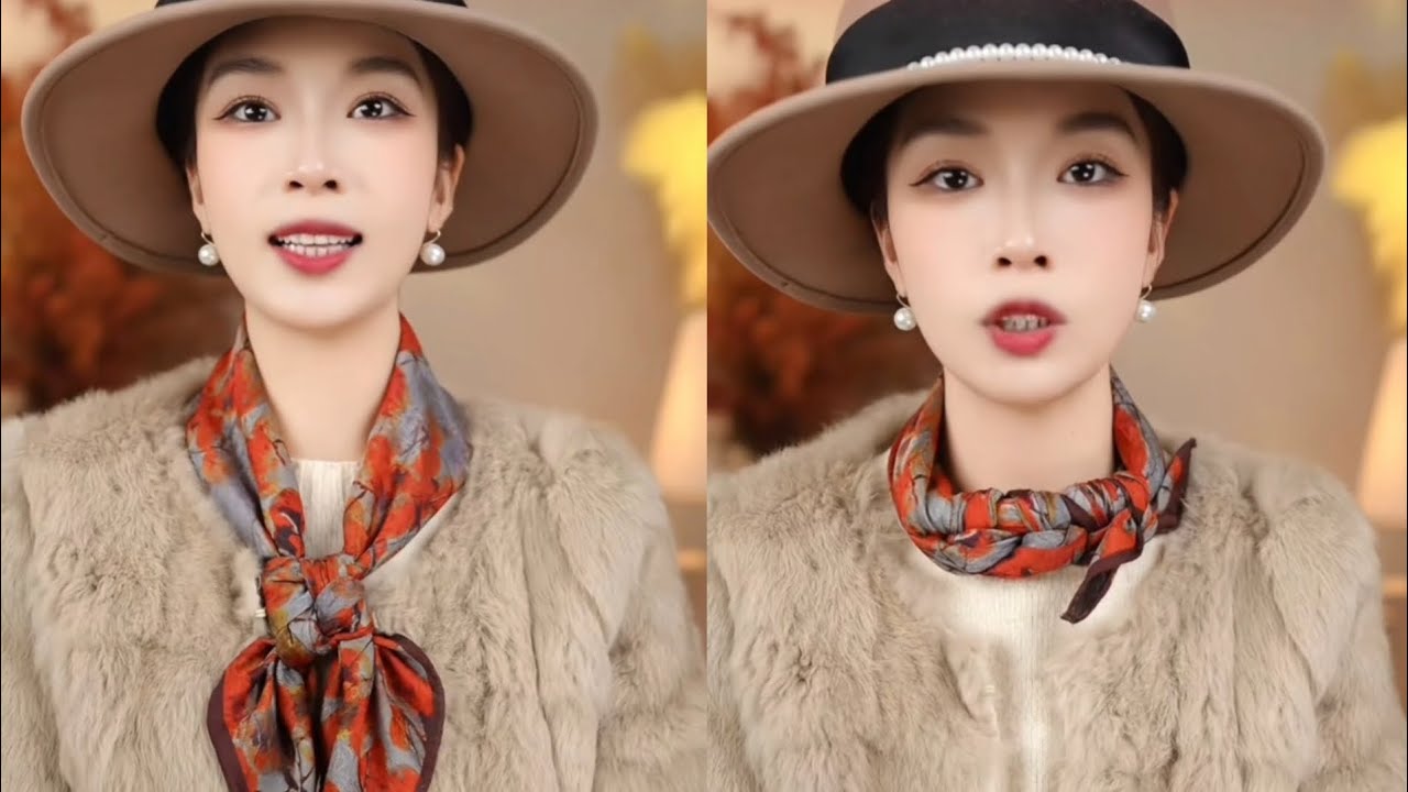 100 Stylish Ways to Tie a Silk Scarf #fashion #scarf #scarffashion