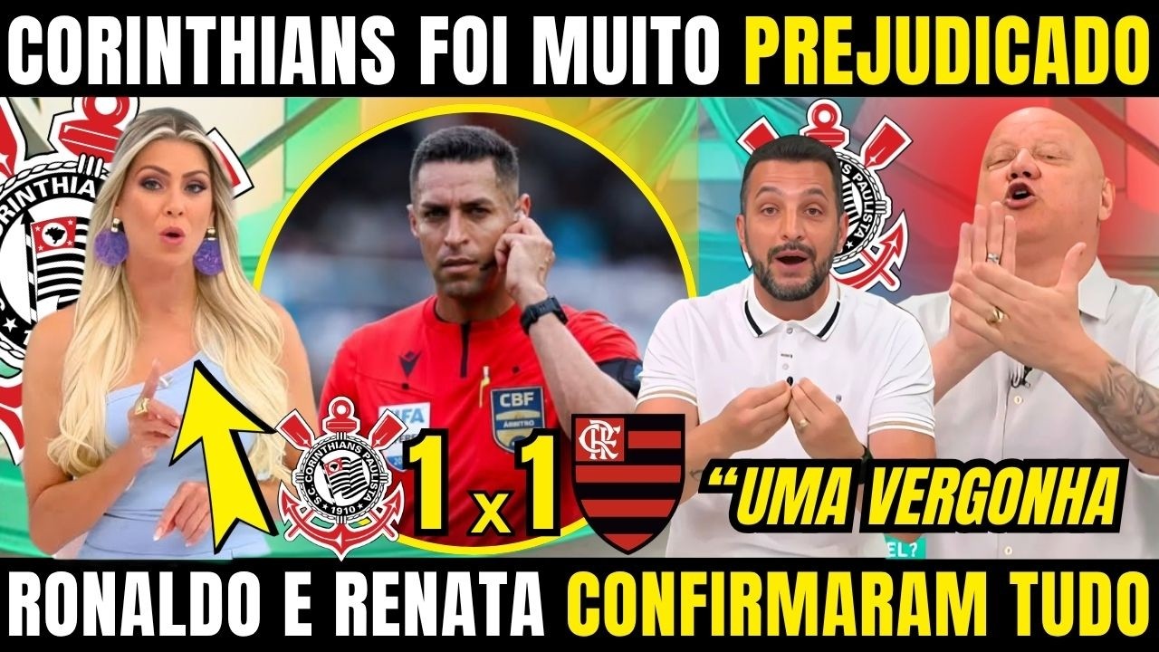 SAIU AGORA! CORINTHIANS FOI PREJUDICADO PELA ARBITRAGEM! CONFIRMOU TUDO NO JOGO ABERTO DESSA SEGUNDA