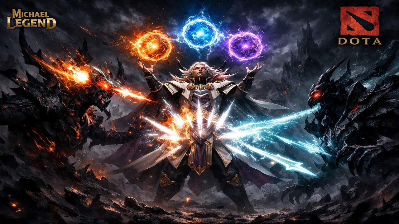 Dota 1' 🔮 Invoker vs Shadow Fiend 🔥 With Alireza, Omid & Amir – Midlane War! ⚡👑 (Part 140)