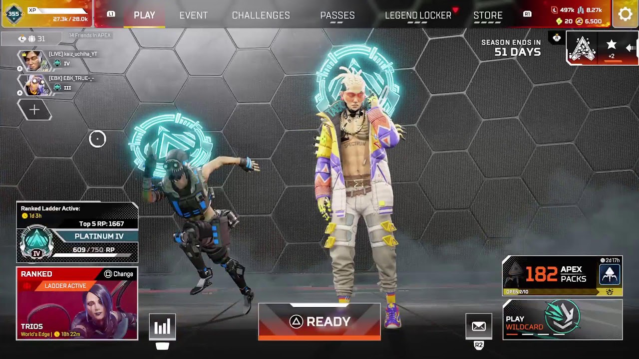 APEX LEGENDS PLATINUM TO MASTERS CRYTO MAIN