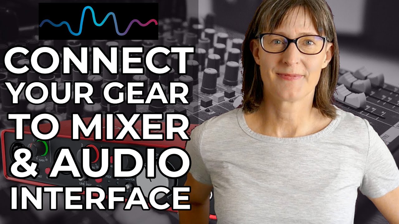 Connect Media Player or Phone and Mic to a Mixer and Audio Interface