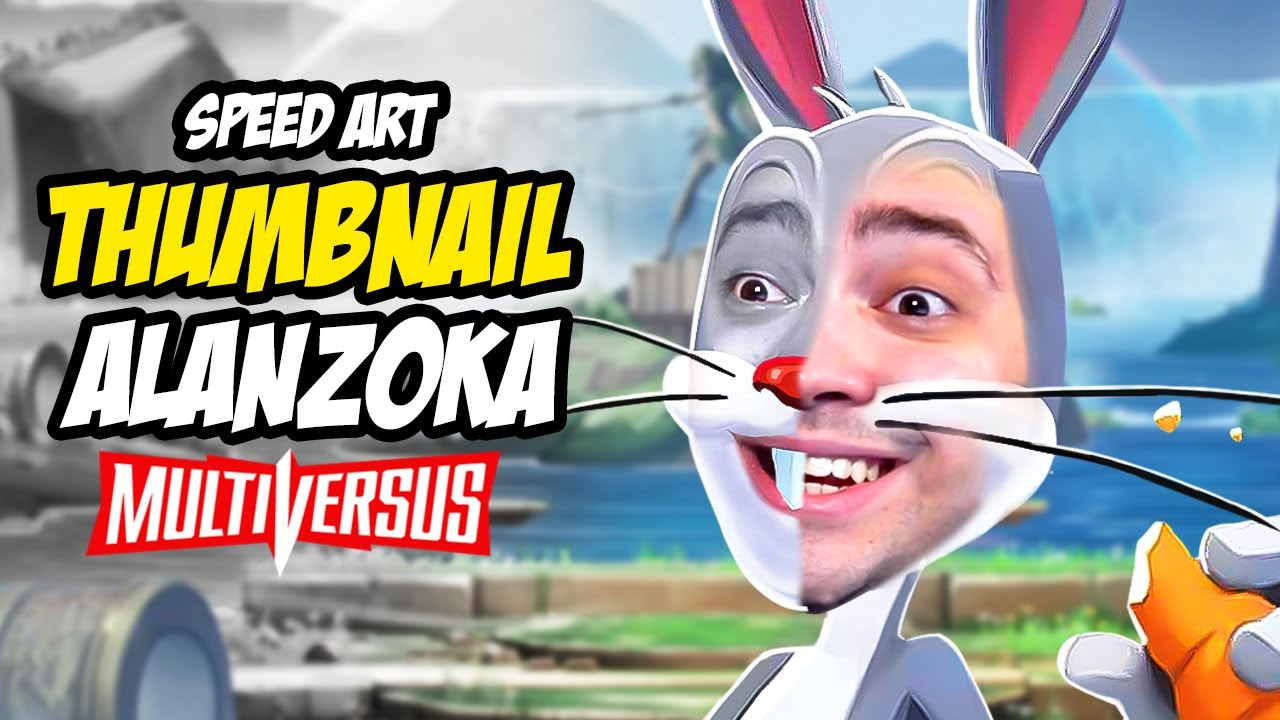 THUMBNAIL ALANZOKA | MULTIVERSUS | SPEEDART