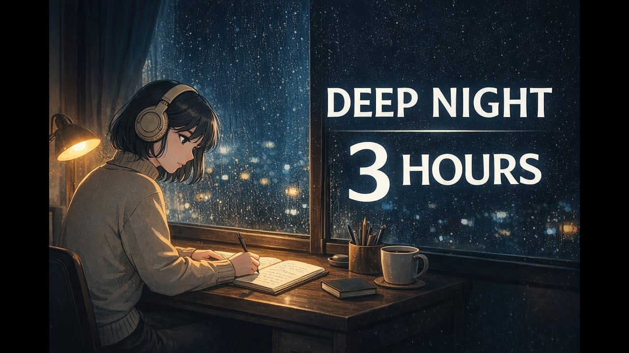Deep Night Reset 🌙  Calm Lofi & Jazz for Sleep深夜のための3時間ローファイ＆ジャズ ชั่วโมง สำหรับคืนที่เงียบสงบ