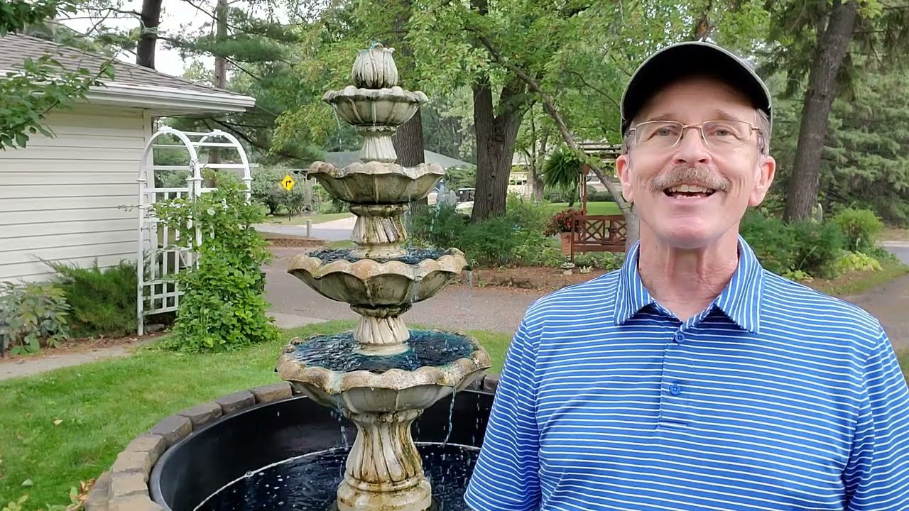 All About Garden Fountains, Part 1 - Tim and LInda's Garden