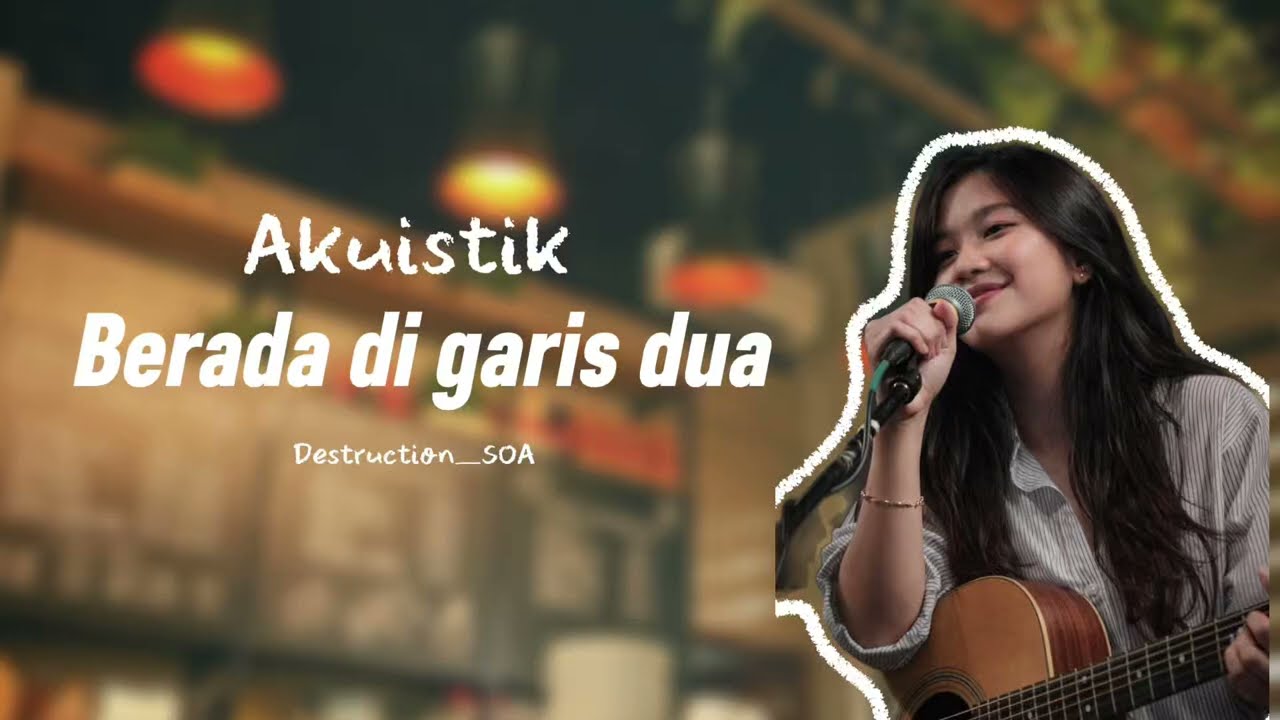 Akuistik musik ballad || berada di garis dua | cafe musik