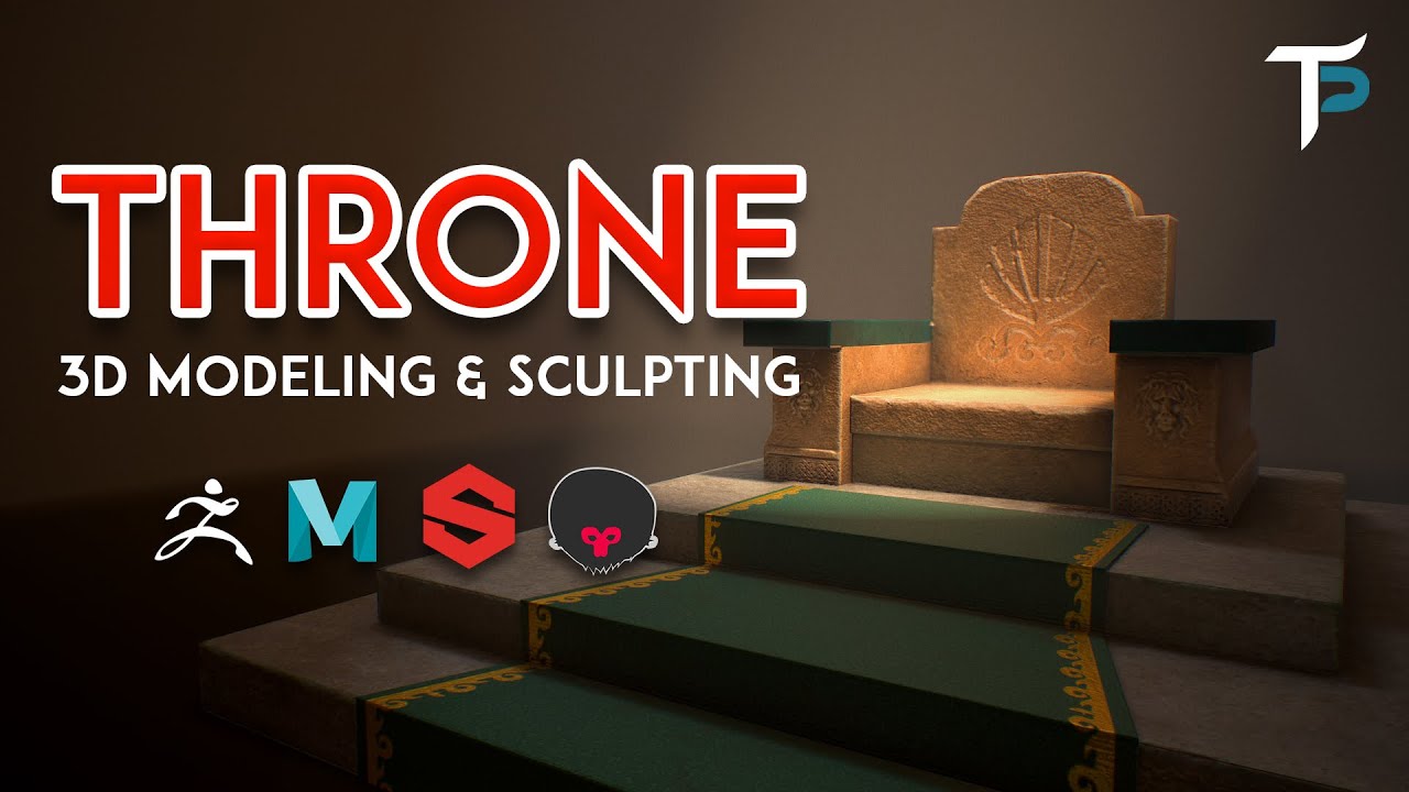 Throne - 3D Modeling/Sculpting - Zbrush, Autodesk Maya, Substance Painter, Marmoset Toolbag