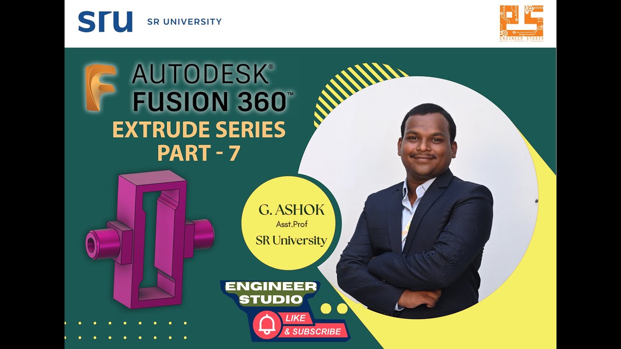 Autodesk Fusion 360 Extrude Tutorial | Extrude Series – Part 7