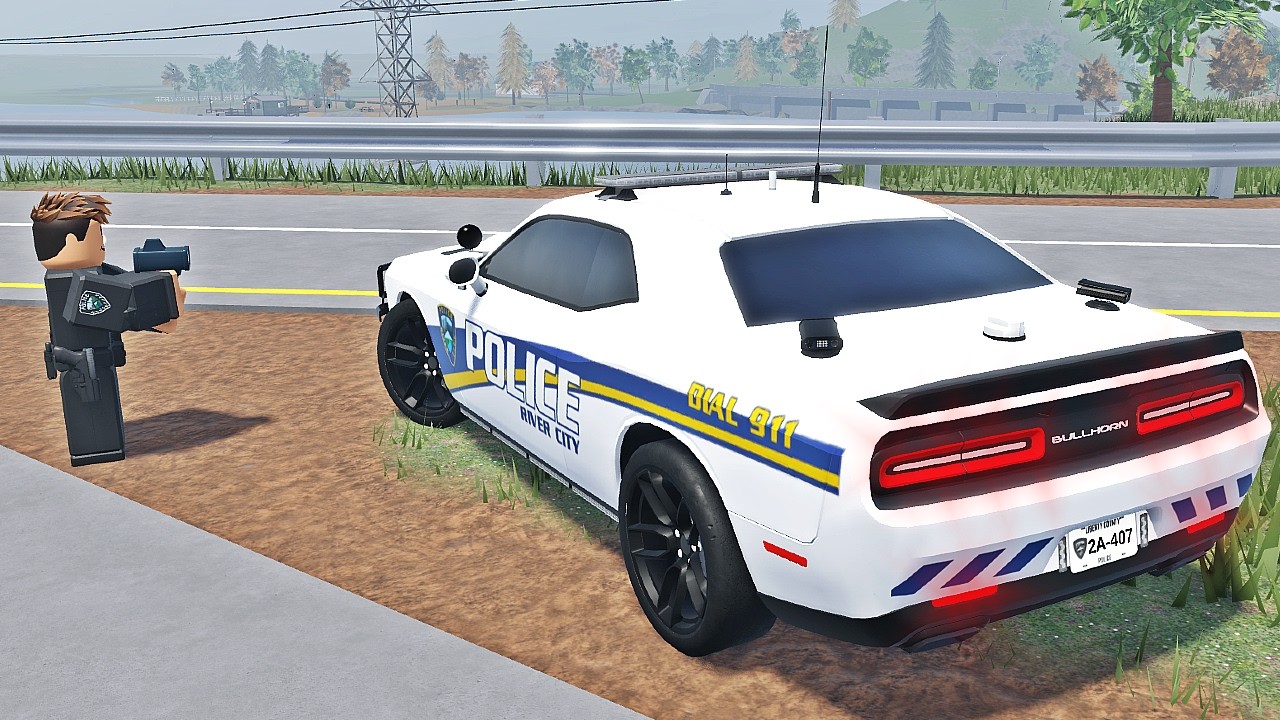 Day in the Life of a HIGHWAY PATROL OFFICER - ERLC Liberty County ROBLOX