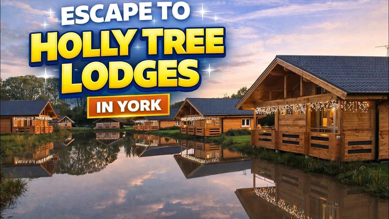 Fantastic lodge cabins at holly tree lodges in York 