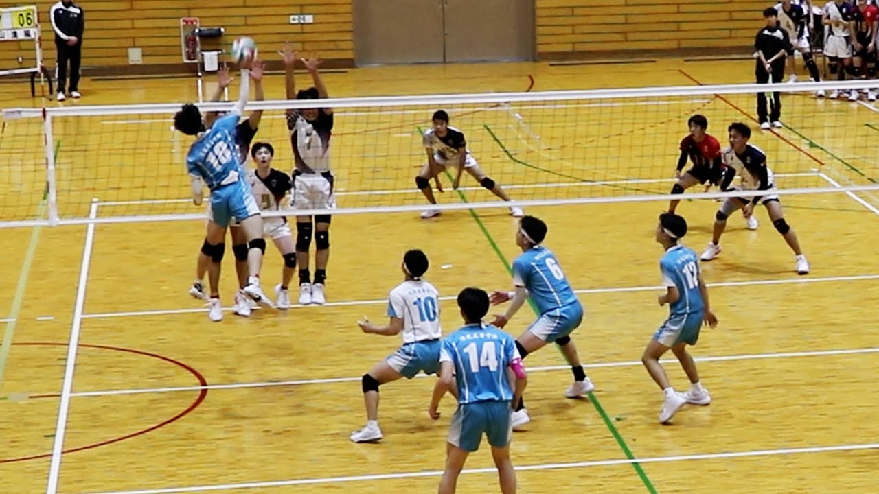 【近畿私学大会2025】準決勝　清風 vs 東山　 第３セット　＜男子バレーボール＞