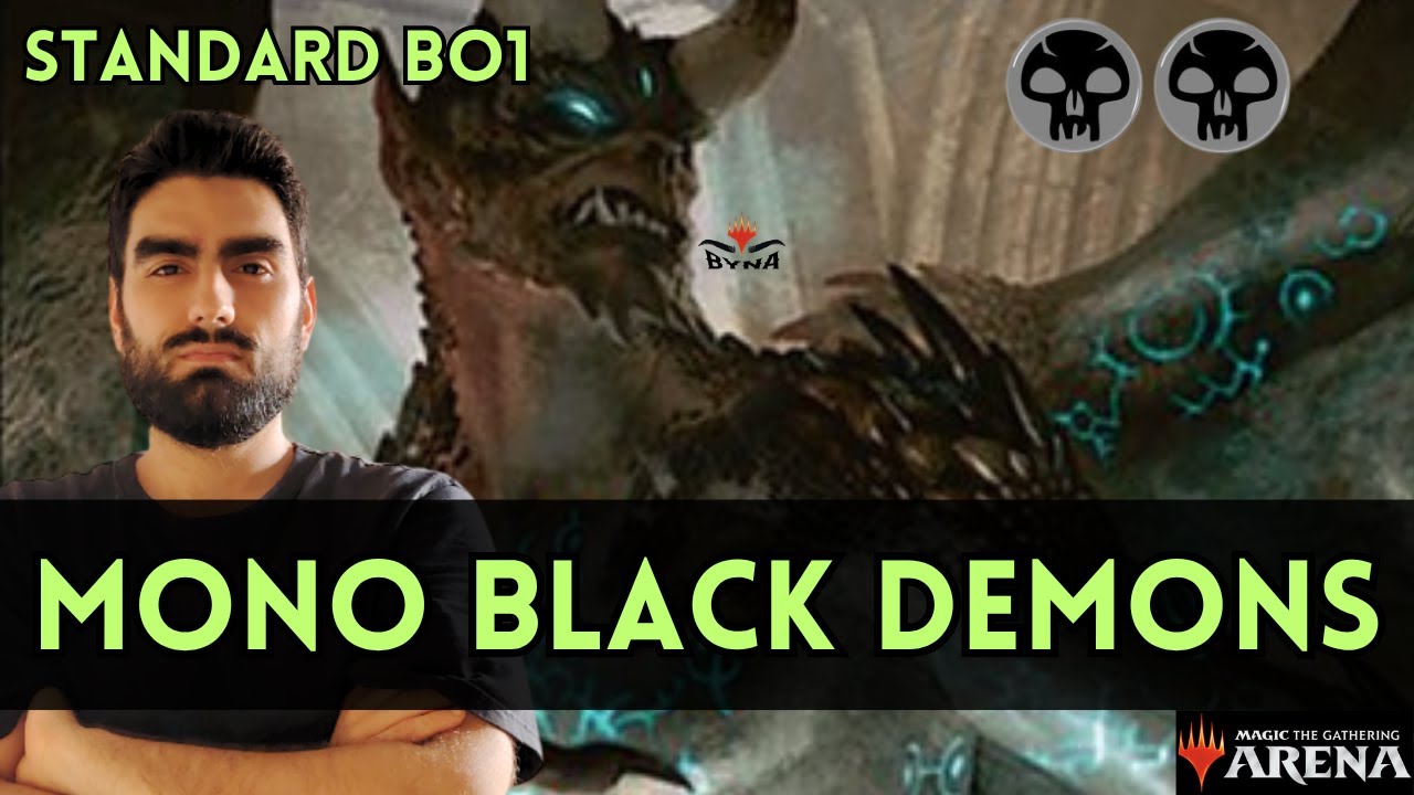 MONO BLACK DEMONS Standard bo1 #magicthegathering  #mtg #mtgarena