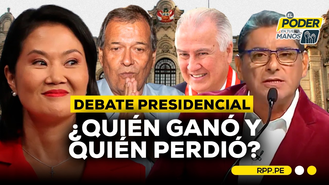 Elecciones 2026: &iquest;Qui&eacute;n gan&oacute; y qui&eacute;n perdi&oacute; en el debate presidencial? #ADNRPP