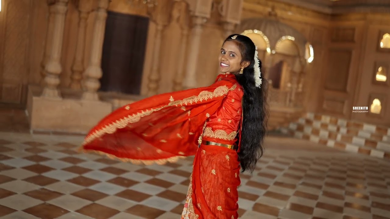 #Pre Wedding #Rajkumar+Mokshitha #Madhuvarame Song#Sreenith Photography#cinematicvideo