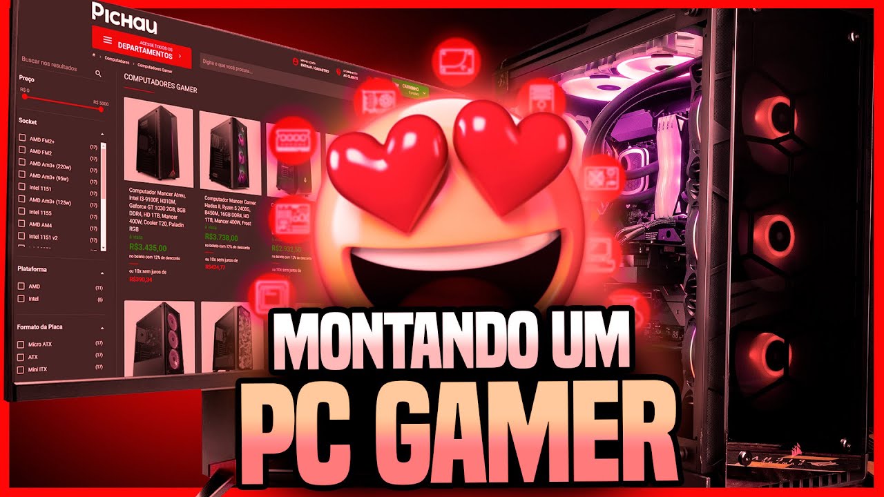 Como Montar um PC GAMER pelo novo Sistema de Monte seu PC