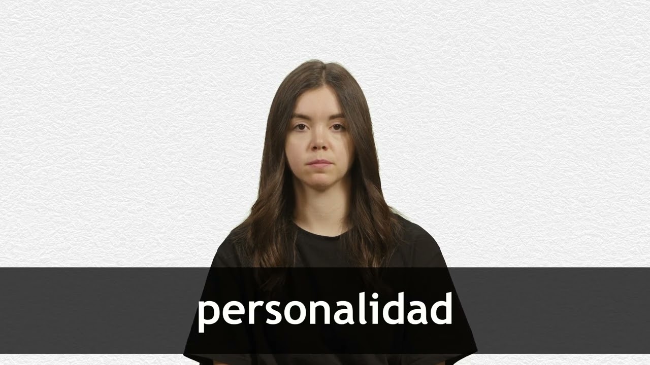 How to pronounce PERSONALIDAD in European Spanish