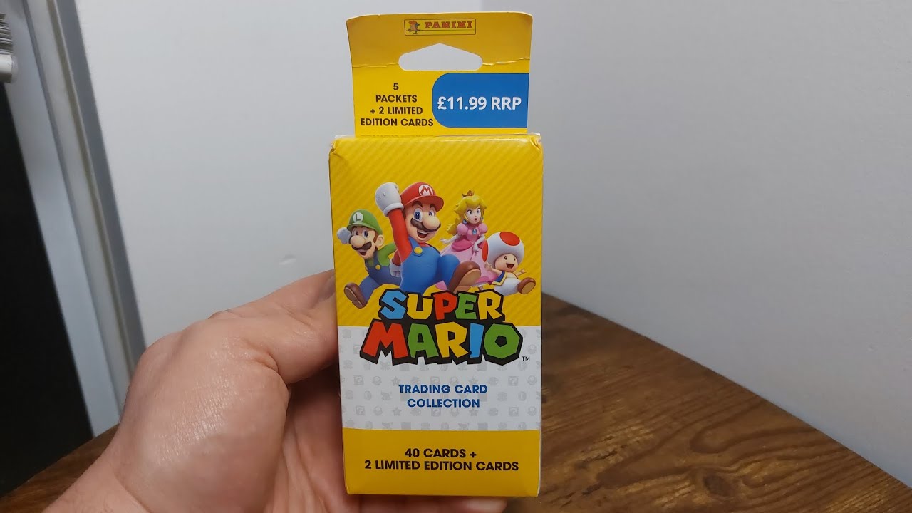 Super Mario Bros by Panini [trading card pack opening]