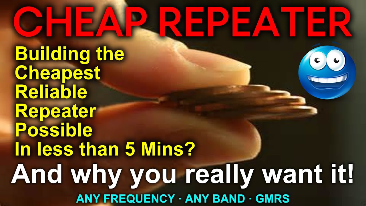 You Can Build The Cheapest Repeater in less than 5 Mins! GMRS/HAM Less Than $100 - Repeater TUTORIAL