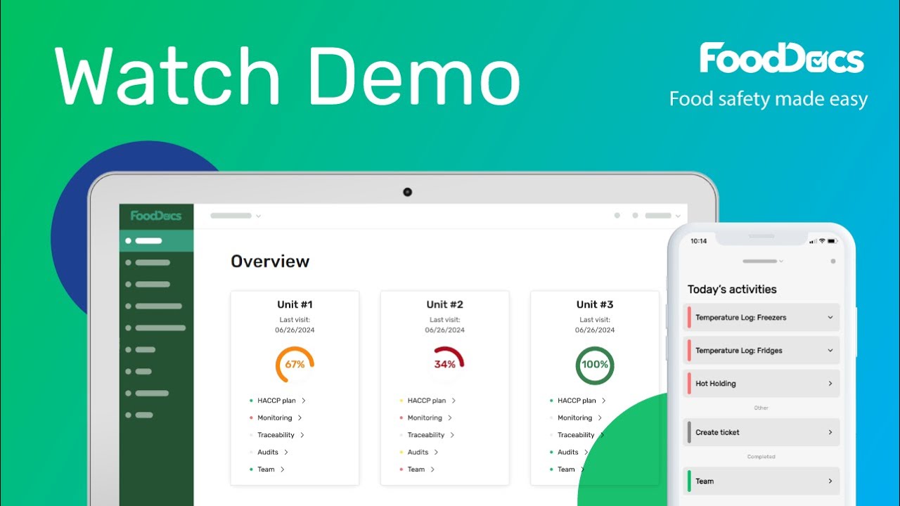 Quick FoodDocs Food Safety Software Tutorial | FoodDocs