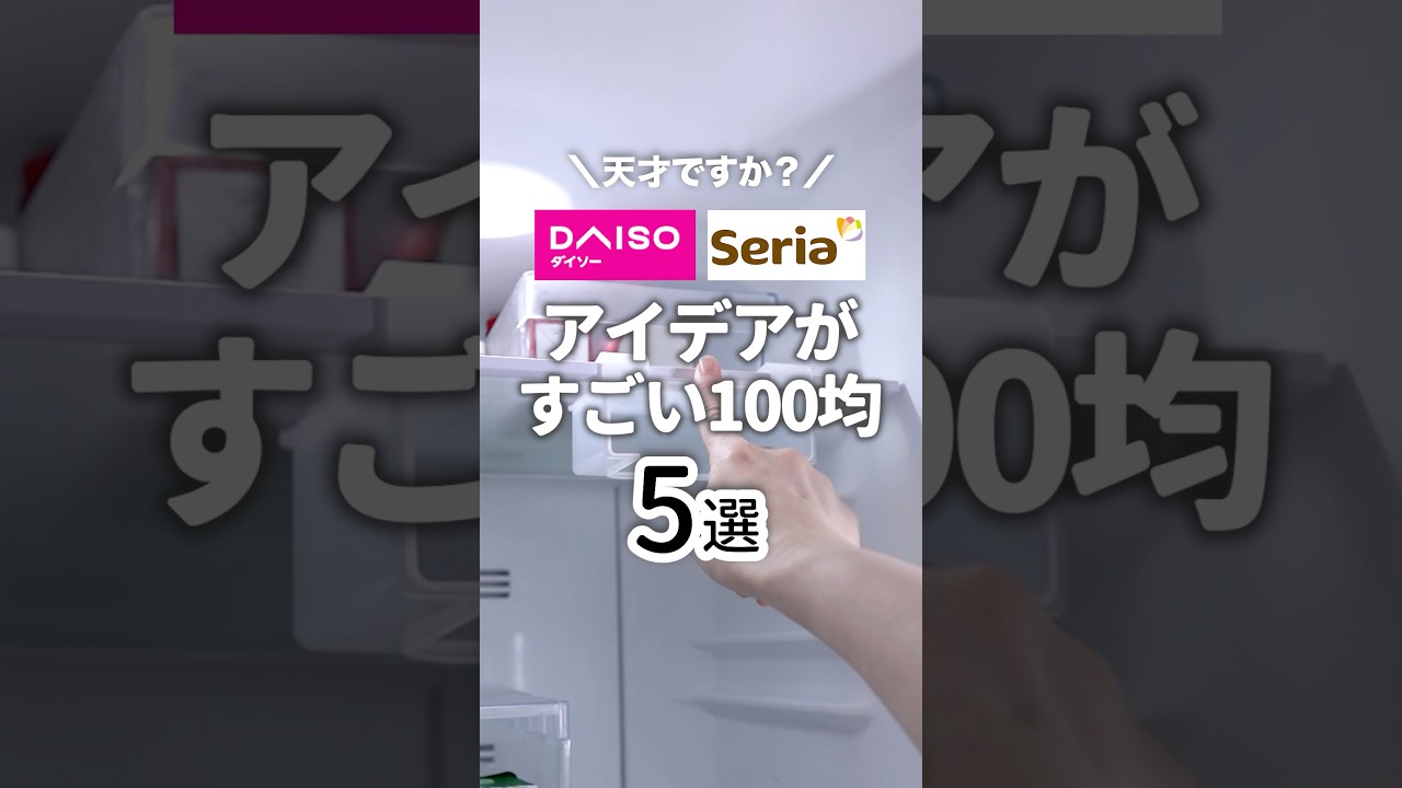【ダイソー・セリア】アイデアがすごい！便利すぎた100均グッズ5選｜冷蔵庫収納・ペットの毛が取れるブラシ・メイクが落ちるパフ